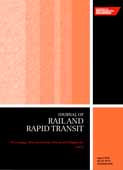 Part F: Journal of Rail and Rapid Transit