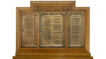 Our World War I Honour Roll